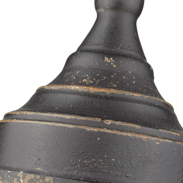 Keating Antique Black Iron One-Light Mini Pendant, image 4
